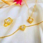 Gold Dilruba Baget Set