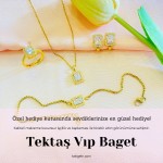 Altın Kaplama Tektaş Vıp Baget Set